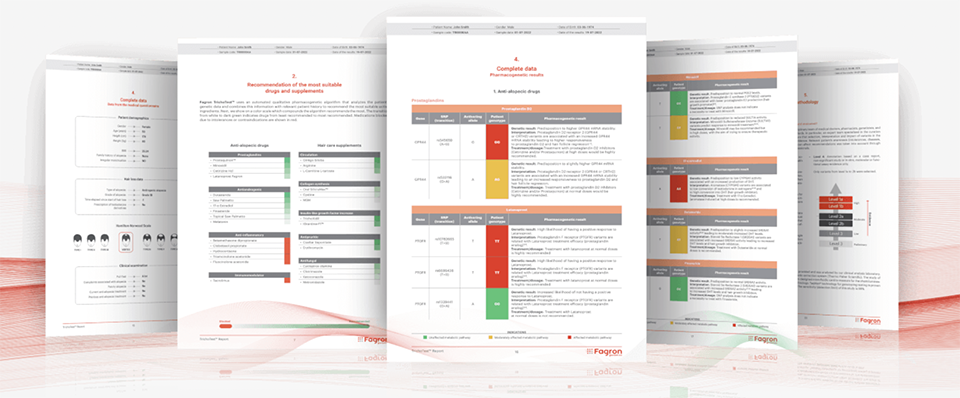 Sample TrichoTest genetic testing report